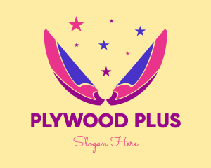 Pixie Fairy Magic Wings logo design