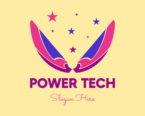 Toy Shop - Pixie Fairy Magic Wings logo design