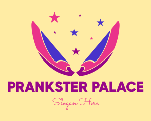 Pixie Fairy Magic Wings logo design