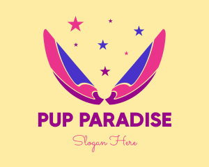 Pixie Fairy Magic Wings logo design