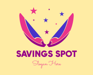 Pixie Fairy Magic Wings logo design