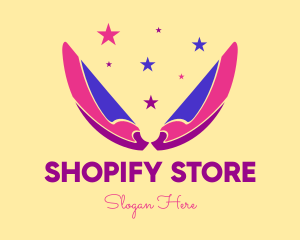 Pixie Fairy Magic Wings logo design