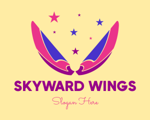 Pixie Fairy Magic Wings logo design