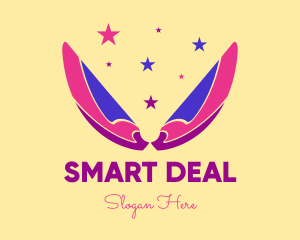 Pixie Fairy Magic Wings logo design