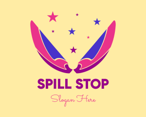 Pixie Fairy Magic Wings logo design