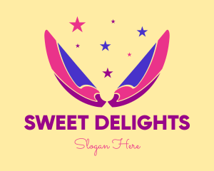 Pixie Fairy Magic Wings logo design