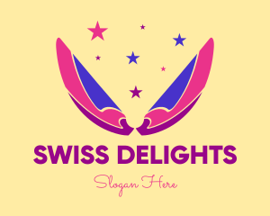 Pixie Fairy Magic Wings logo design