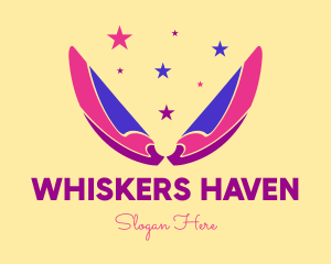 Pixie Fairy Magic Wings logo design