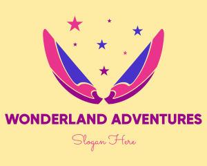 Pixie Fairy Magic Wings logo design