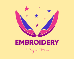 Pixie Fairy Magic Wings logo design