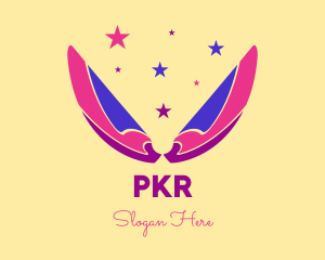 Pixie Fairy Magic Wings logo design