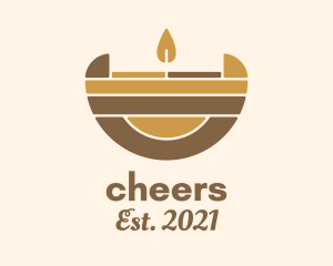 Spa - Wellness Spa Candle logo design