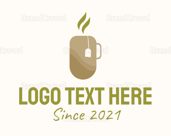 Hot Tea Mug Logo