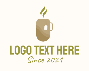 Cappuccino - Hot Tea Mug logo design