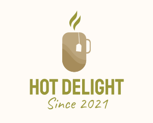 Hot Tea Mug  logo design