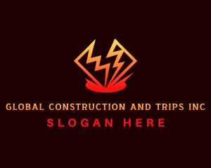 Repairman - Lightning Bolt Energy logo design