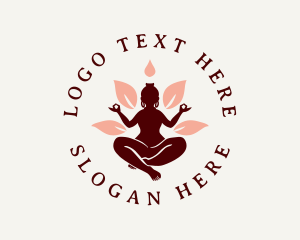 Human - Natural Lotus Wellness logo design