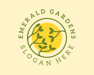 Vine Plant Garden  logo design