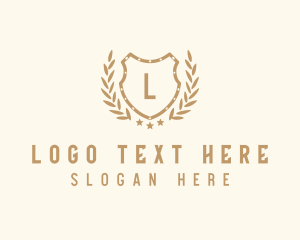 Law Firm - Royal Wreath Shield Firm logo design