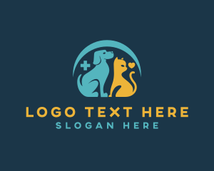 Kitten - Dog & Cat Pet Shop logo design