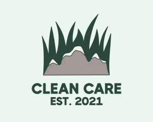 Lawn Care Grass  logo design