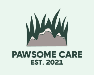 Lawn Care Grass  logo design