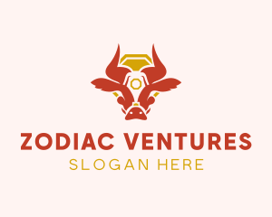 Zodiac - Zodiac Ox Head logo design