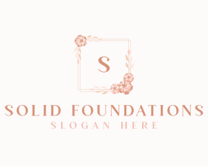Floral Beauty Salon Logo