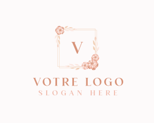 Floral Beauty Salon Logo