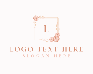 Floral Beauty Salon Logo