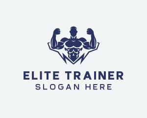 Gym Fitness Bodybuilder logo design