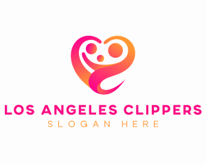 Orphanage - Family Heart Parenting logo design