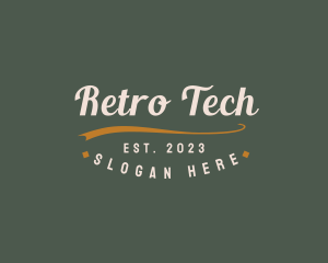 Retro Clothing Business logo design