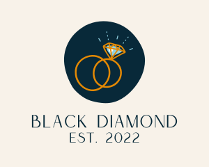 Diamond Engagement Ring Jewelry  logo design