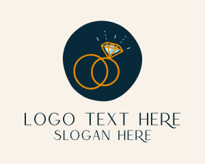 Diamond Engagement Ring Jewelry  Logo