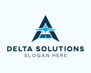 Delta - Airline Travel Letter A logo design