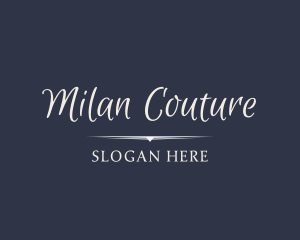 Luxury Cursive Wordmark logo design