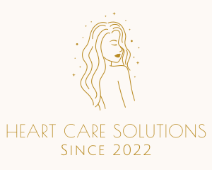 Woman Beauty Skin Care  logo design