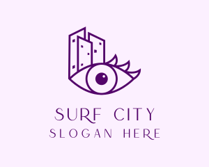 City Eyelash Extension Salon logo design