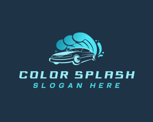 Waves Splash Auto logo design