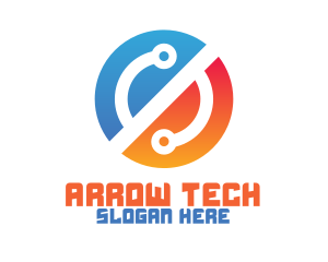 Tech Circuit Networking logo design