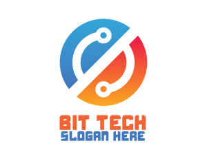 Tech Circuit Networking logo design