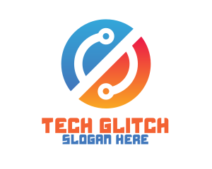 Tech Circuit Networking logo design