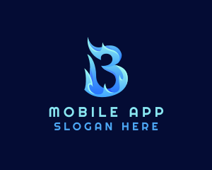 Hot - Blue Water Letter B Company logo design