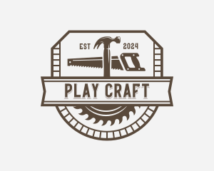 Industrial Woodworking Tools logo design