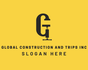 Clamp Letter G logo design