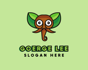 Leaf - Eco Leaf Elephant logo design