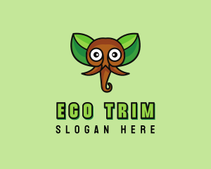 Eco Wild Elephant logo design