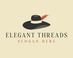 Attire - Classy Fashion Hat logo design