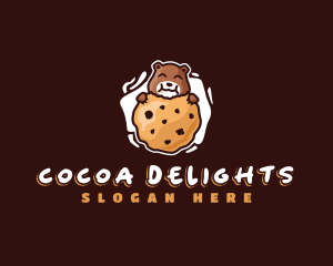 Cookie Bear Chocolate Chip logo design